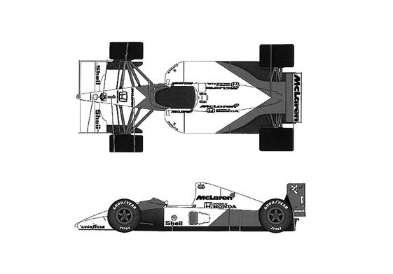 Download drawing McLaren MP4/6 Japanese GP OW 1991 in ai pdf